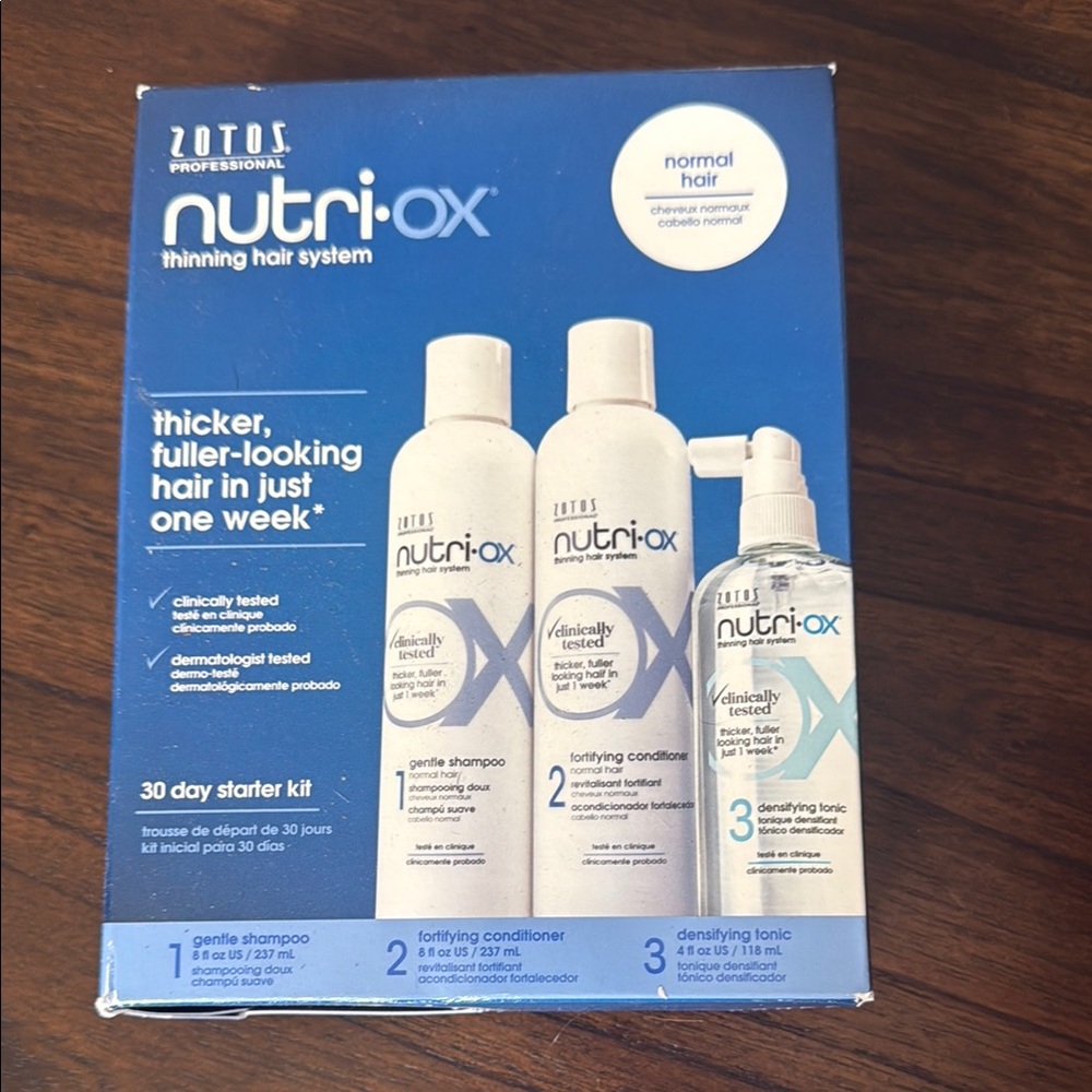 Nutri-Ox Thinning Hair System Kit - Blue